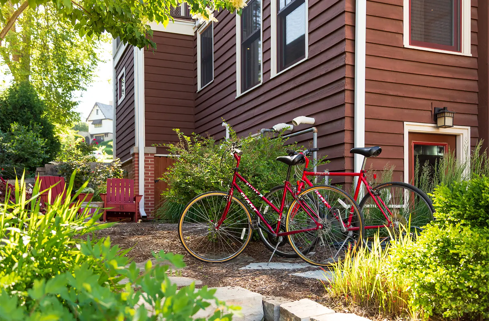 Explore the Dane County Farmers Market This Spring 2 One of the best places to stay in Madison, our guest rooms at our Bed and Breakfast, just a quick walk from the Dane County Farmers Market. Bikes parked outside the Buckingham Inn